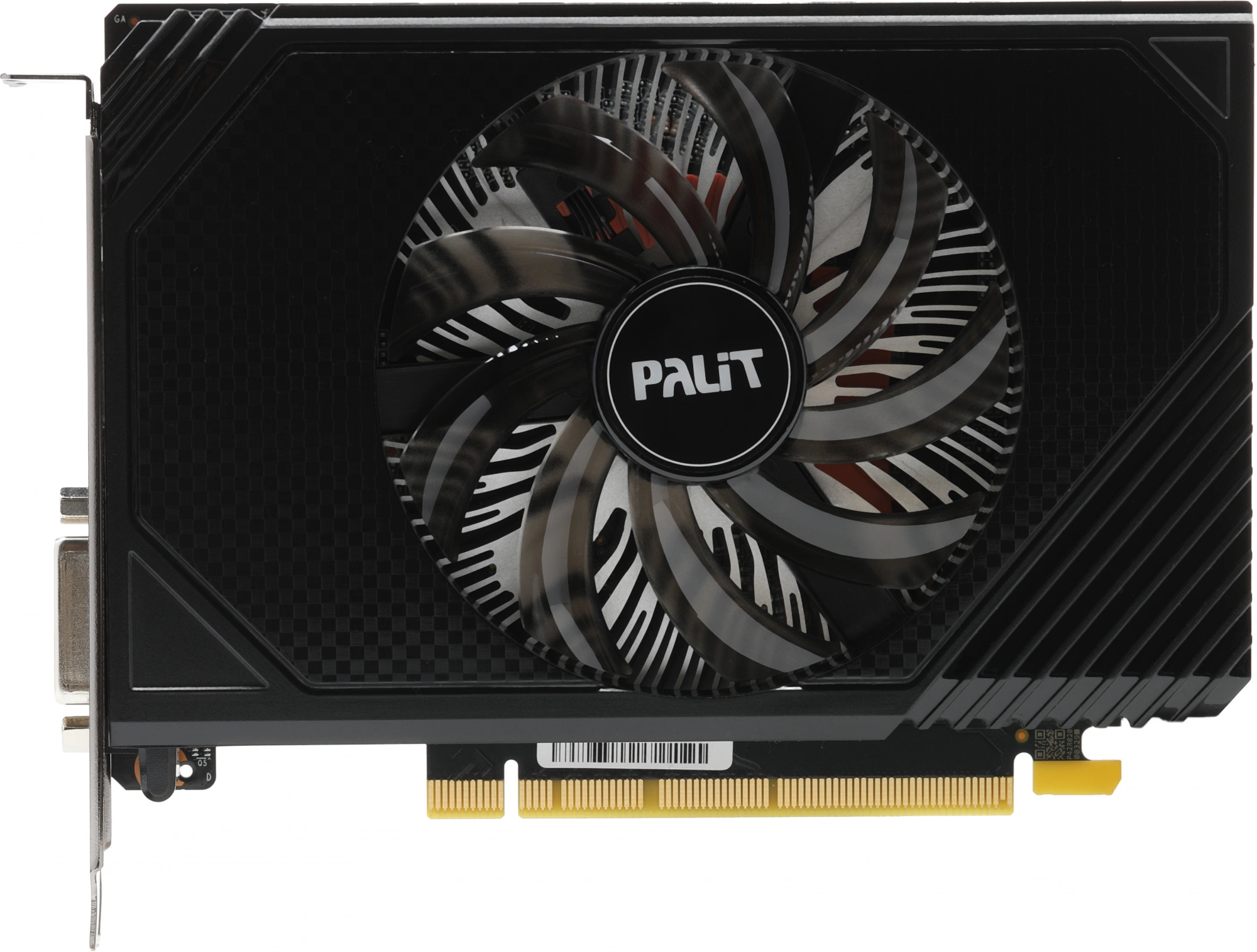 Видеокарта Palit PCI-E 4.0 RTX3050 STORMX NVIDIA GeForce RTX 3050 8Gb 128bit GDDR6 1042/14000 DVIx1 HDMIx1 DPx1 HDCP Ret