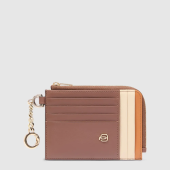 Чехол для кредитных карт Piquadro Lyra PP5910W92R/MBE коричневый/бежевый натур.кожа