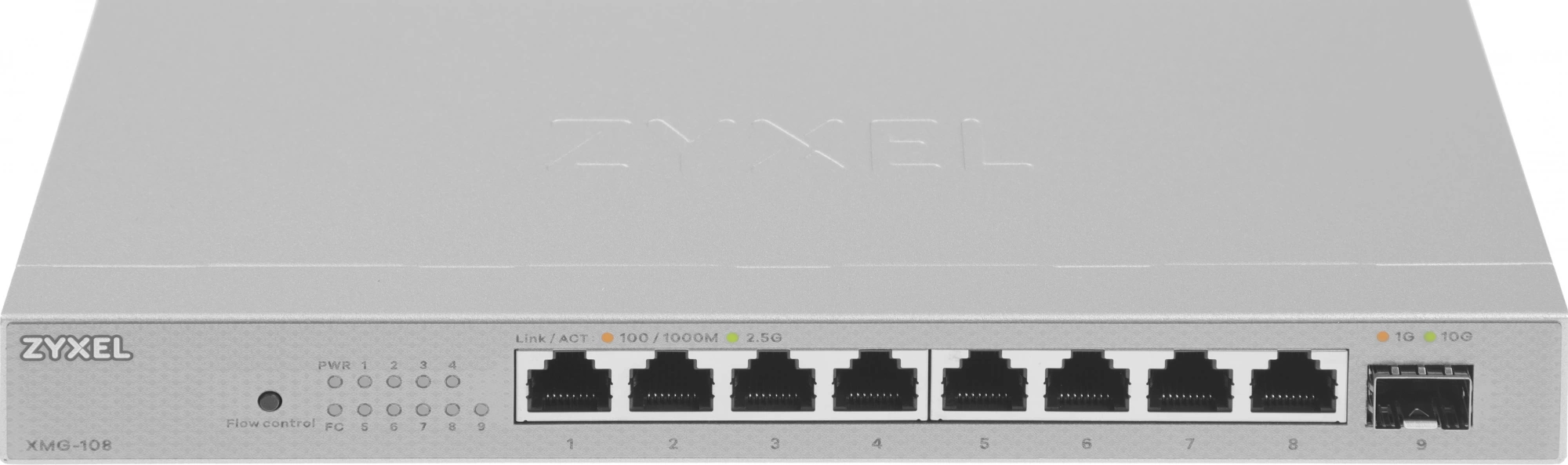 Коммутатор Zyxel XMG-108-ZZ0101F (L2) 8x2.5Гбит/с 1SFP+ неуправляемый