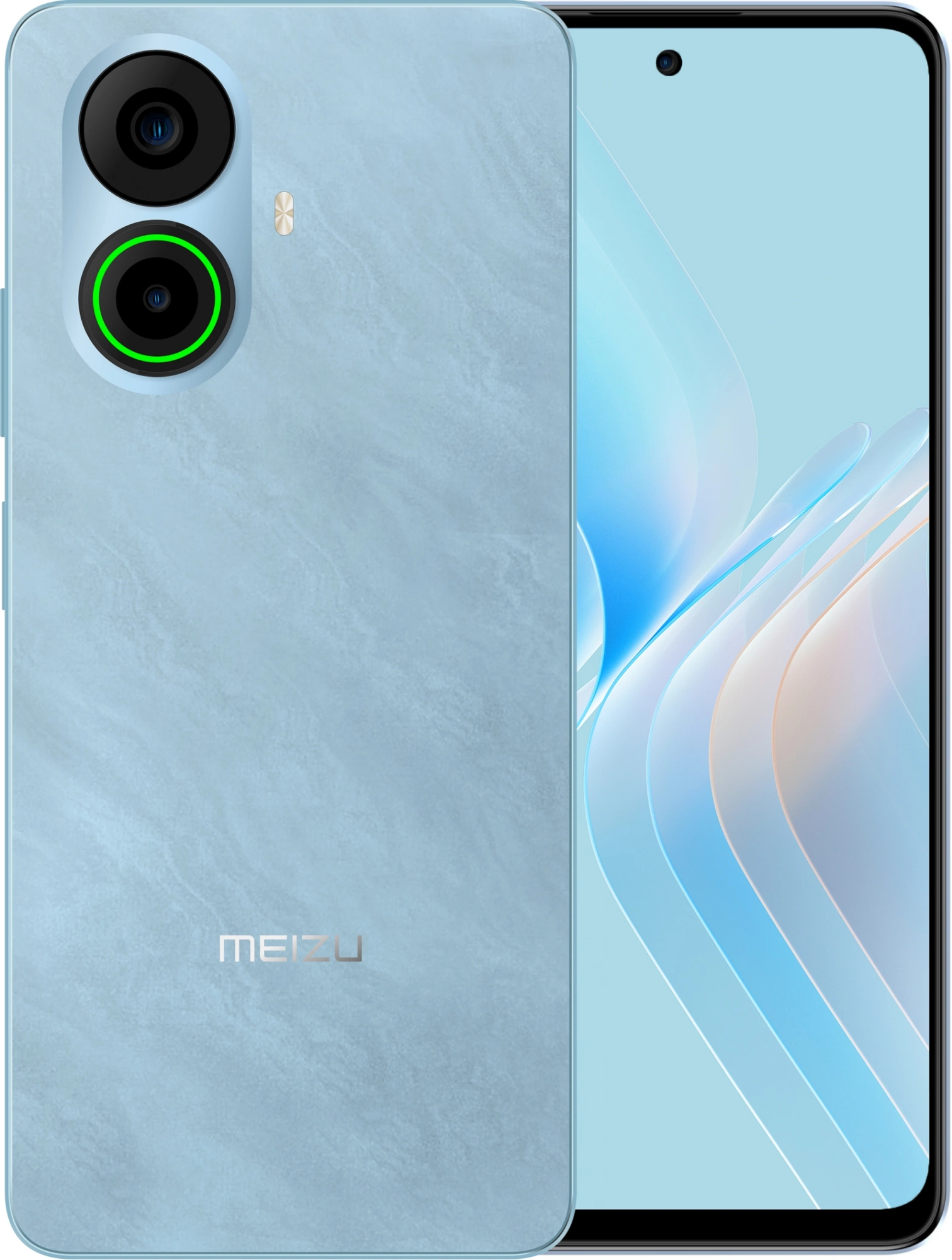 Смартфон Meizu M412H Note 21 Pro 256Gb 8Gb голубой моноблок 3G 4G 2Sim 6.78" 1080x2400 Android 14 64Mpix 802.11 a/b/g/n/ac NFC GPS GSM900/1800 GSM1900 TouchSc microSD