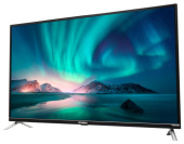 Телевизор LED Hyundai 43" H-LED43BU7008 Android TV Slim Design черный 4K Ultra HD 60Hz DVB-T DVB-T2 DVB-C DVB-S DVB-S2 USB WiFi Smart TV