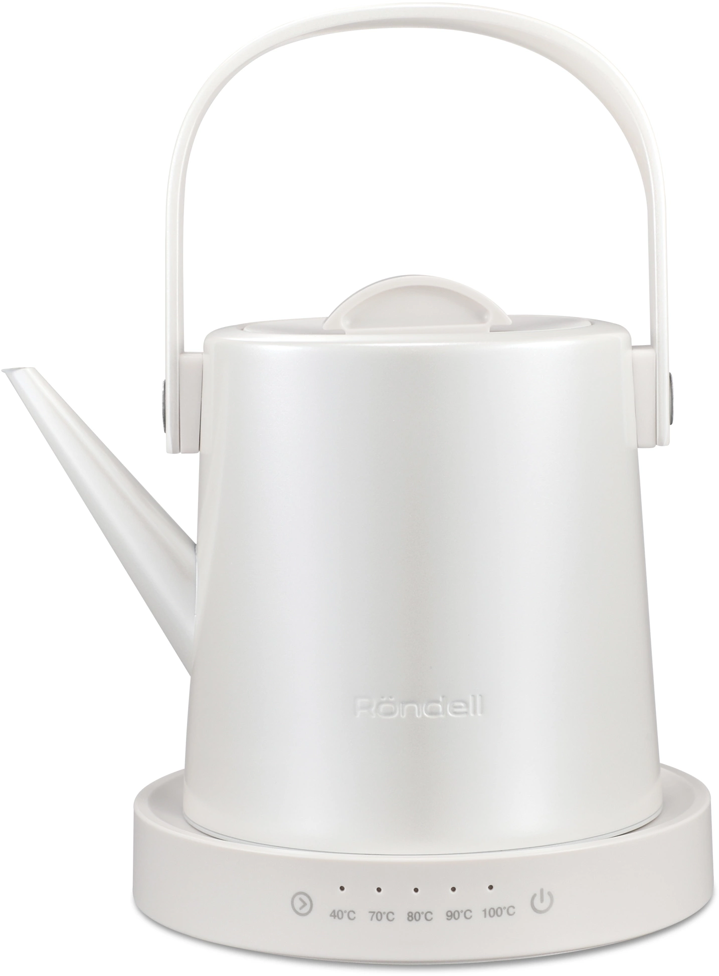 Чайник электрический Rondell RDE-WK804 1л. 1200Вт жемчужный корпус: металл