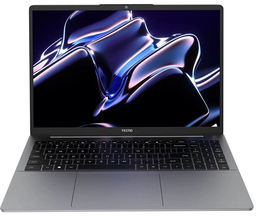 Ноутбук Tecno MegaBook K16SDA Ryzen 5 7430U 16Gb SSD512Gb AMD Radeon Graphics 16" IPS WUXGA (1920x1200) Windows 11 Home grey WiFi BT Cam 6060mAh (71005000263)