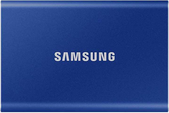 Накопитель SSD Samsung USB-C 500GB MU-PC500H/WW T7 1.8" синий