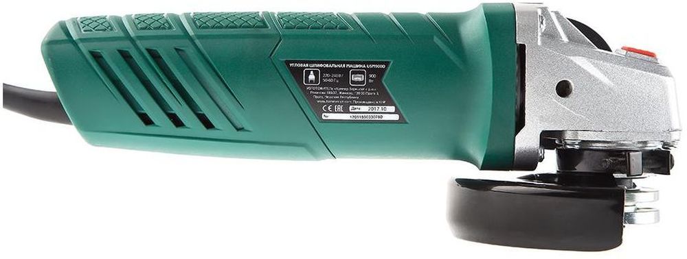 Углошлифовальная машина Hammer USM900D 900Вт 12000об/мин рез.шпин.:M14 d=125мм (501521)