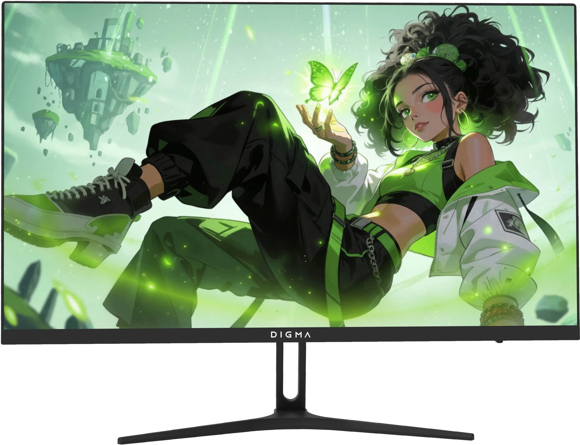 Монитор Digma 27" Overdrive 27P411F черный IPS LED 1ms 16:9 HDMI M/M матовая 250cd 178гр/178гр 1920x1080 180Hz G-Sync FreeSync DP FHD 5.8кг