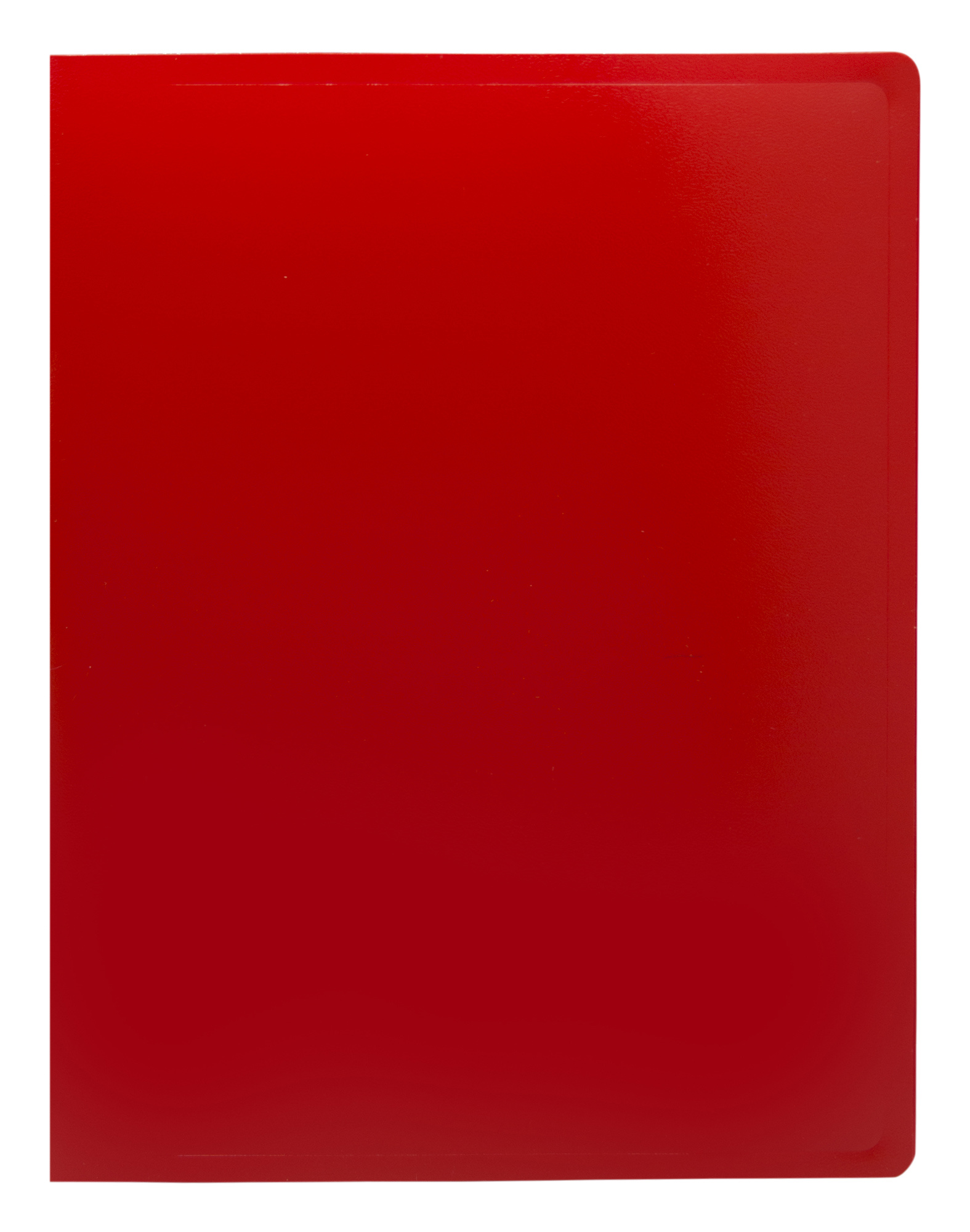 Папка на 2-х кольцах Buro -ECB413/2RRED A4 пластик 0.5мм красный