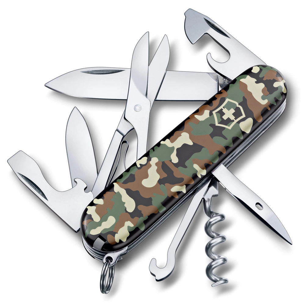 Нож перочинный Victorinox Climber (1.3703.94) 91мм 14функц. камуфляж карт.коробка