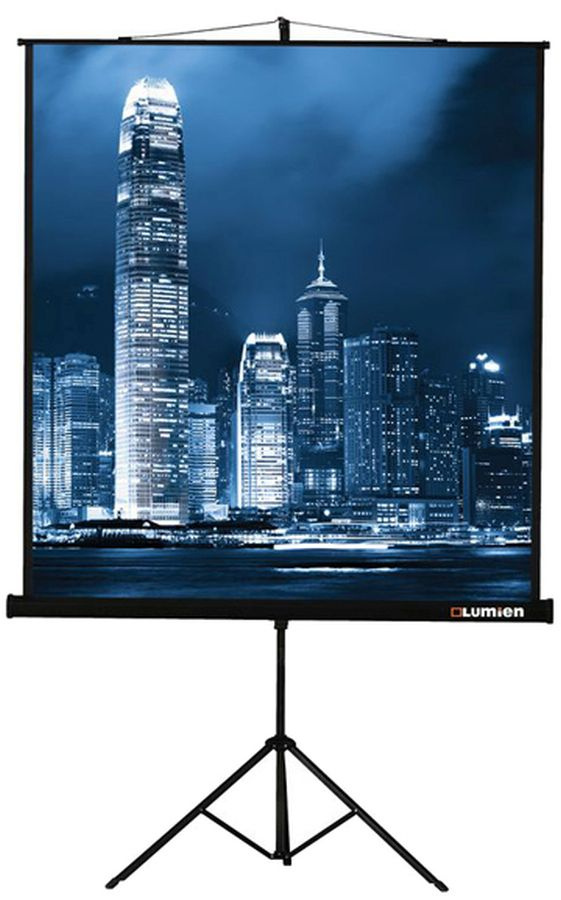 Экран на треноге Lumien 120" 183x244см Master View LMV-100108 4:3 напольный рулонный черный