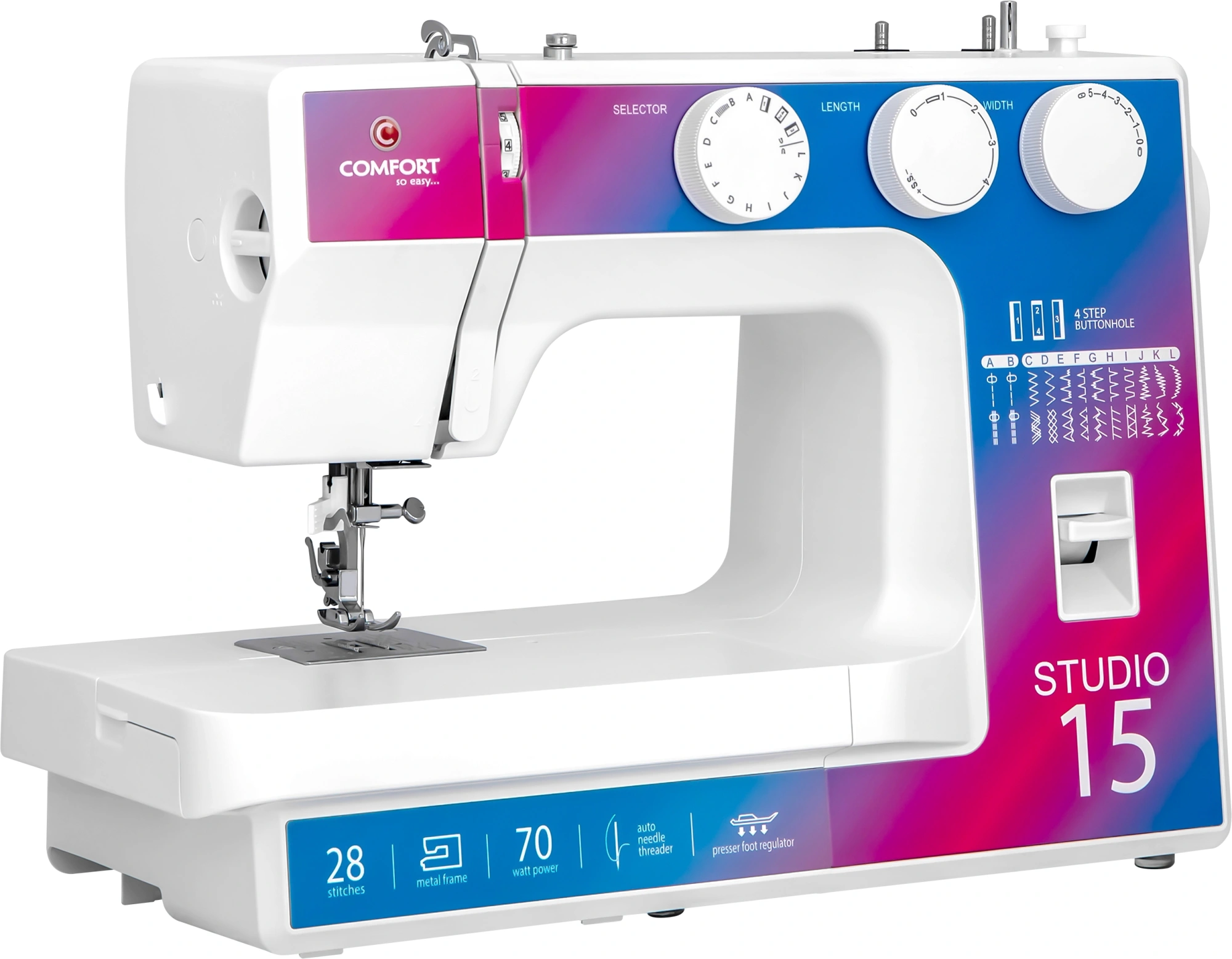 Швейная машина Comfort Studio 15 белый