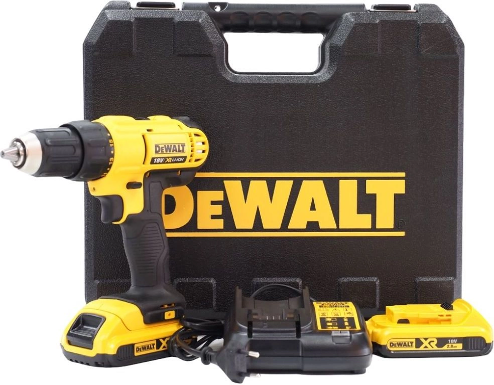 Дрель-шуруповерт DeWalt DCD771D2-QW аккум. патрон:быстрозажимной (кейс в комплекте)