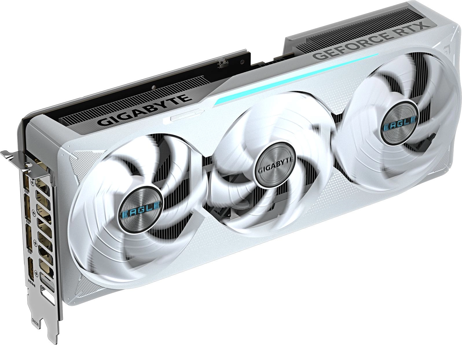 Видеокарта Gigabyte PCI-E 5.0 GV-N507TEAGLEOC ICE-16GD 1.0 NVIDIA GeForce RTX 5070TI 16Gb 256bit GDDR7 2542/28000 HDMIx1 DPx3 HDCP Ret