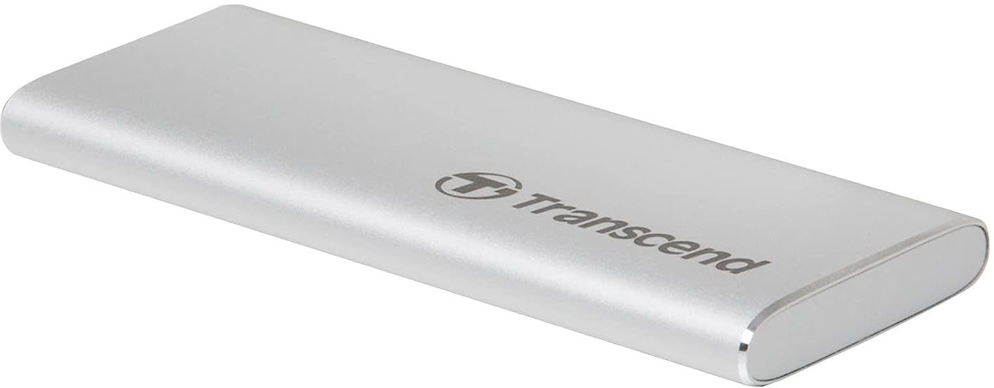 Накопитель SSD Transcend USB-C 500GB TS500GESD260C серебристый
