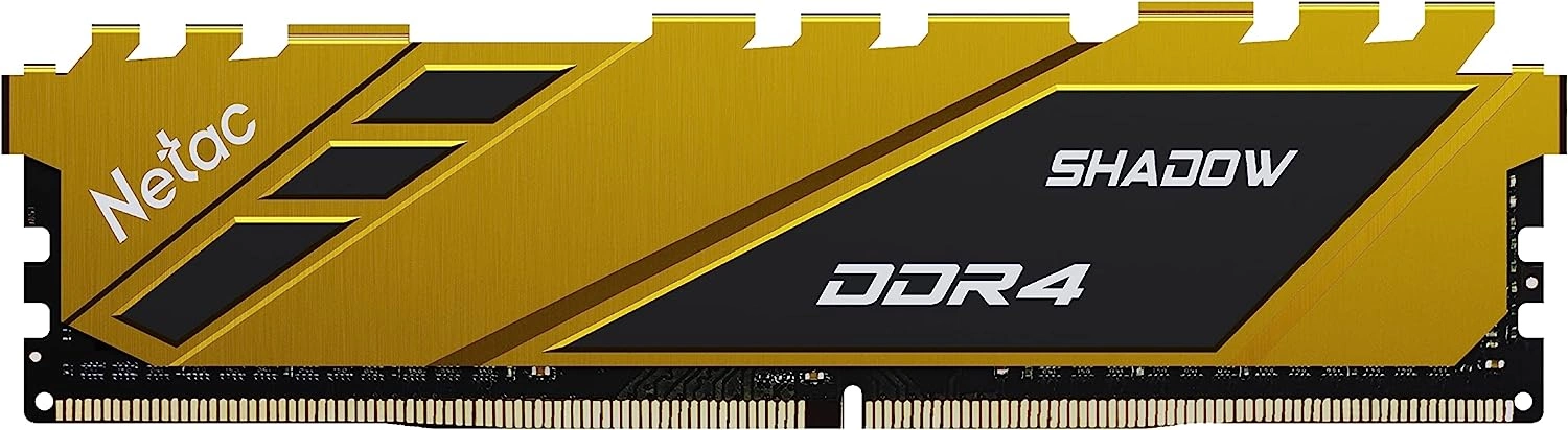 Память DDR4 8GB 3200MHz Netac NTSDD4P32SP-08Y Shadow RTL Gaming PC4-25600 CL16 DIMM 288-pin 1.35В с радиатором Ret