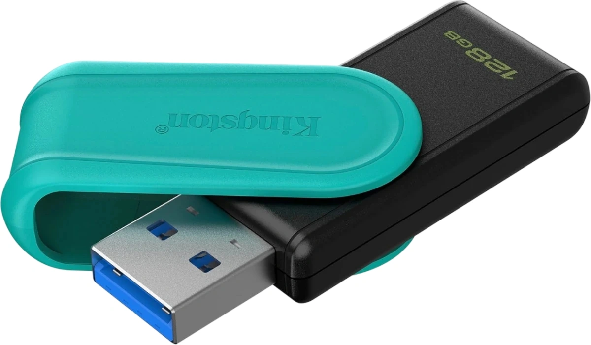 Флеш Диск Kingston 128GB DataTraveler Exodia S DTXS/128GB USB3.0 бирюзовый/черный