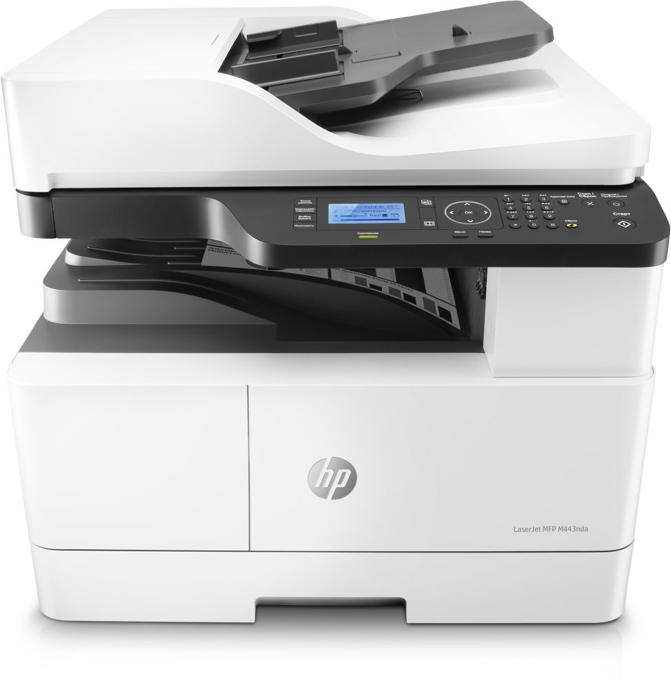 МФУ лазерный HP LaserJet Pro M443nda (8AF72A) A3 Duplex Net белый/черный