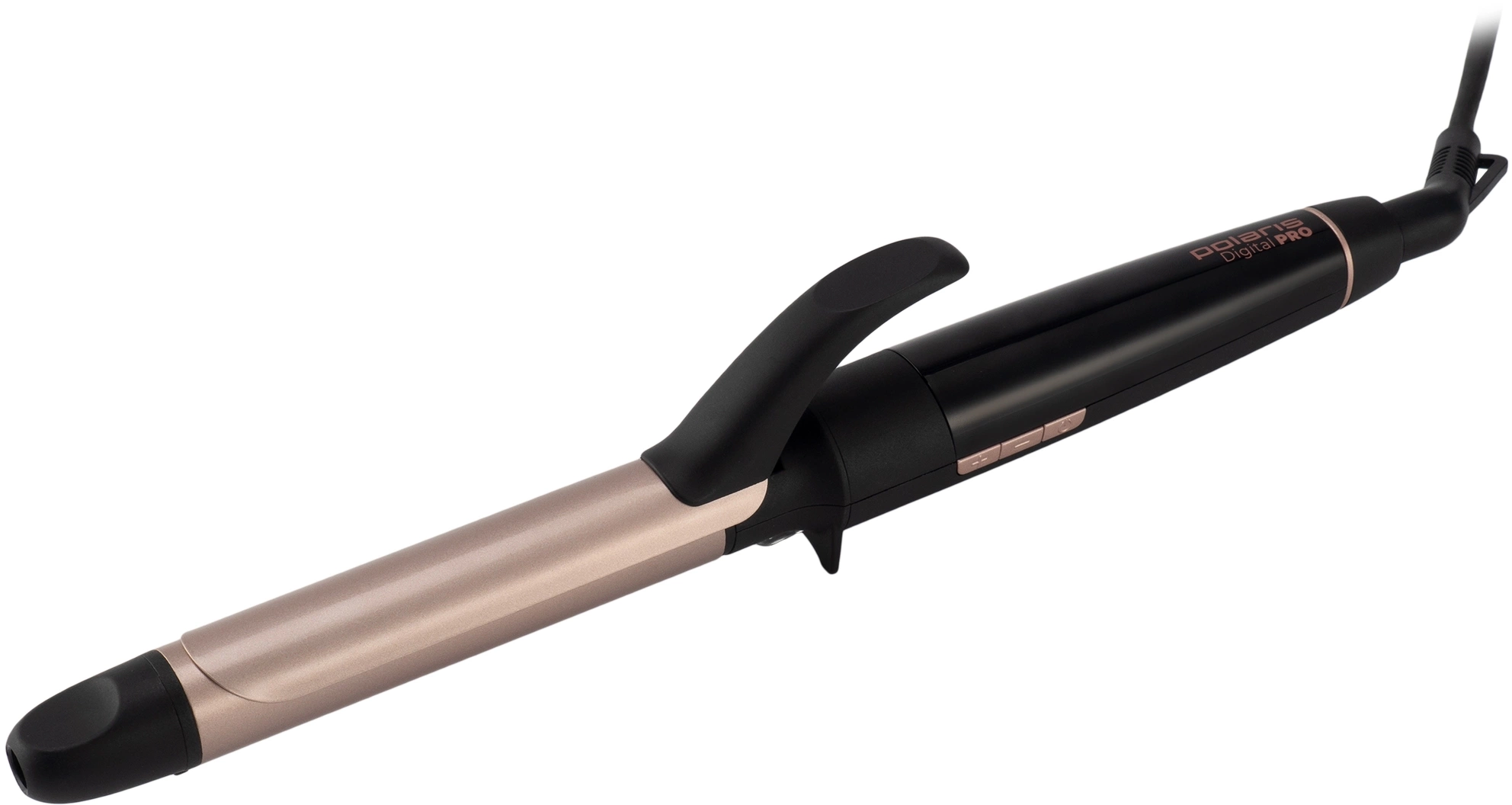 Щипцы Polaris PHS 2533KT Digital Pro 50Вт черный/розовый макс.темп.:200С покрытие:керамическое (PHS 2533KT)