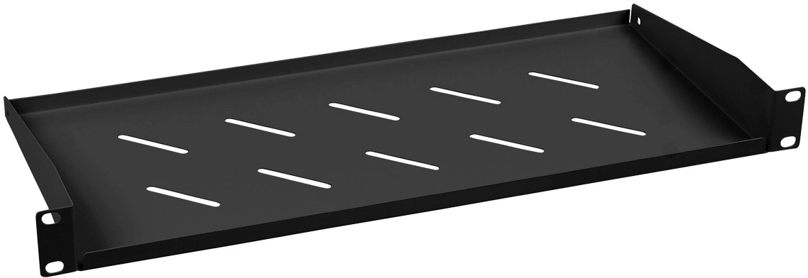 Полка стационарная Cabeus SH-J017-1U-200-BK 1U нагр.:15кг. 19" 200мм черный