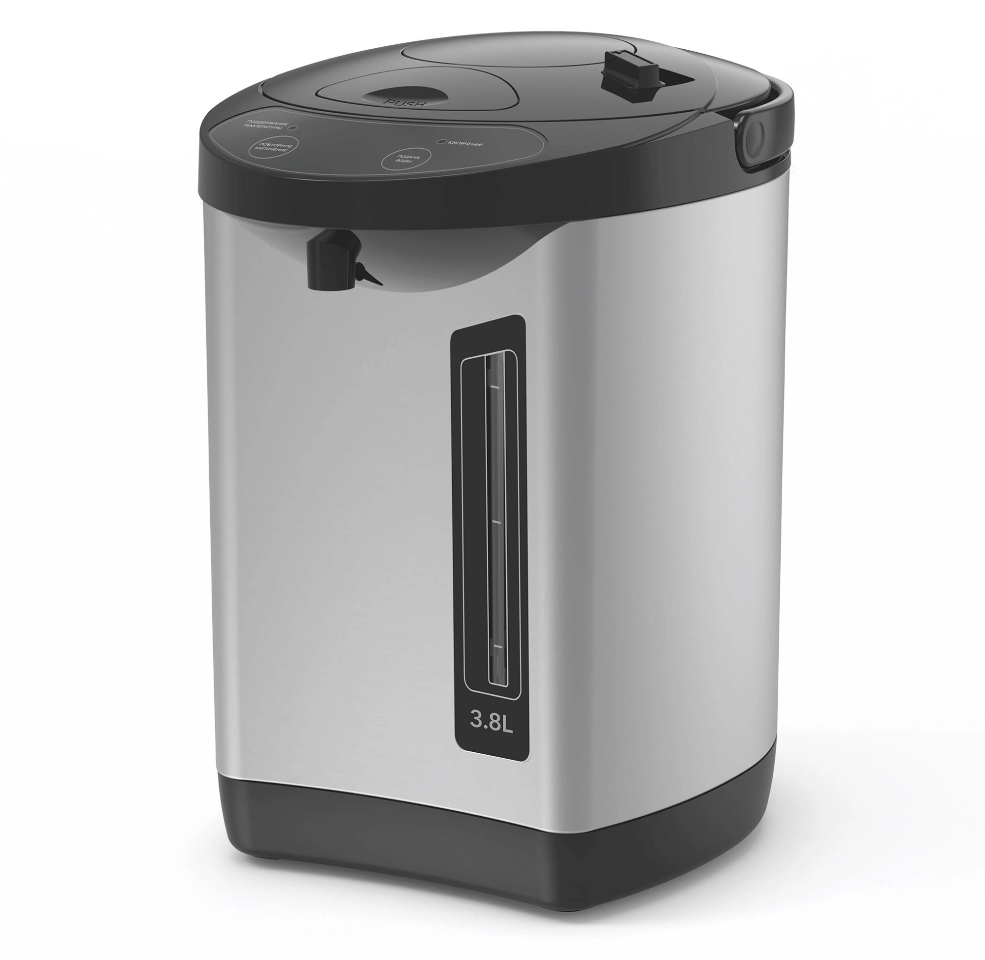 Термопот Vitek VT-TP3004 3л. 800Вт серебристый/черный