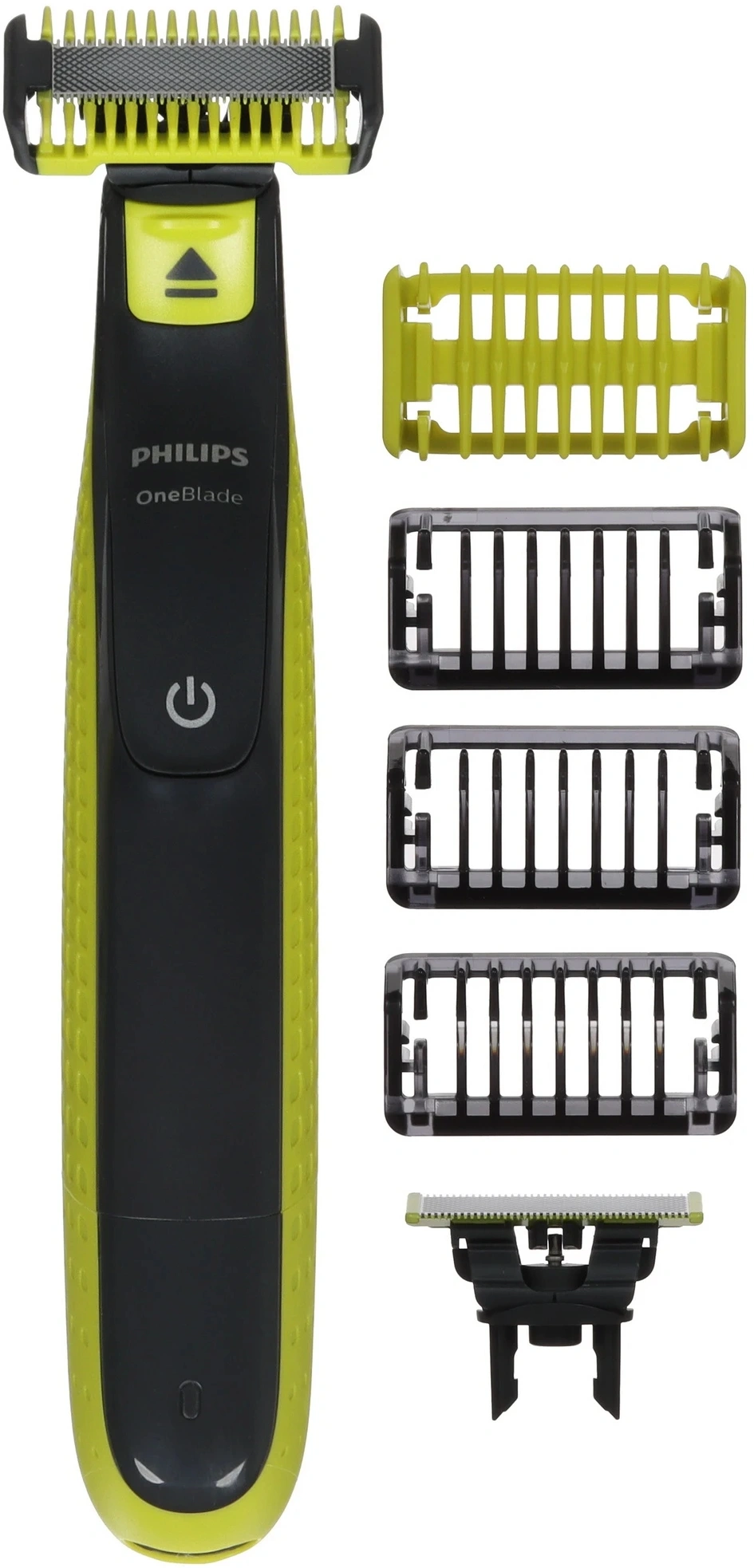 Бритва сетчатая Philips OneBlade QP2824/10 реж.эл.:1 питан.:аккум. черный/зеленый