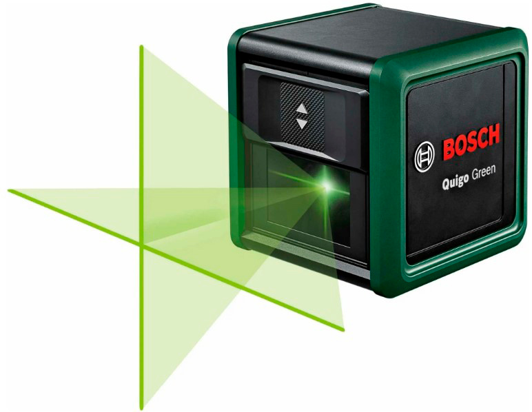 Нивелир лазерн. Bosch Quigo Green 2кл.лаз. 540нм цв.луч. зеленый 2луч. (0603663C20)