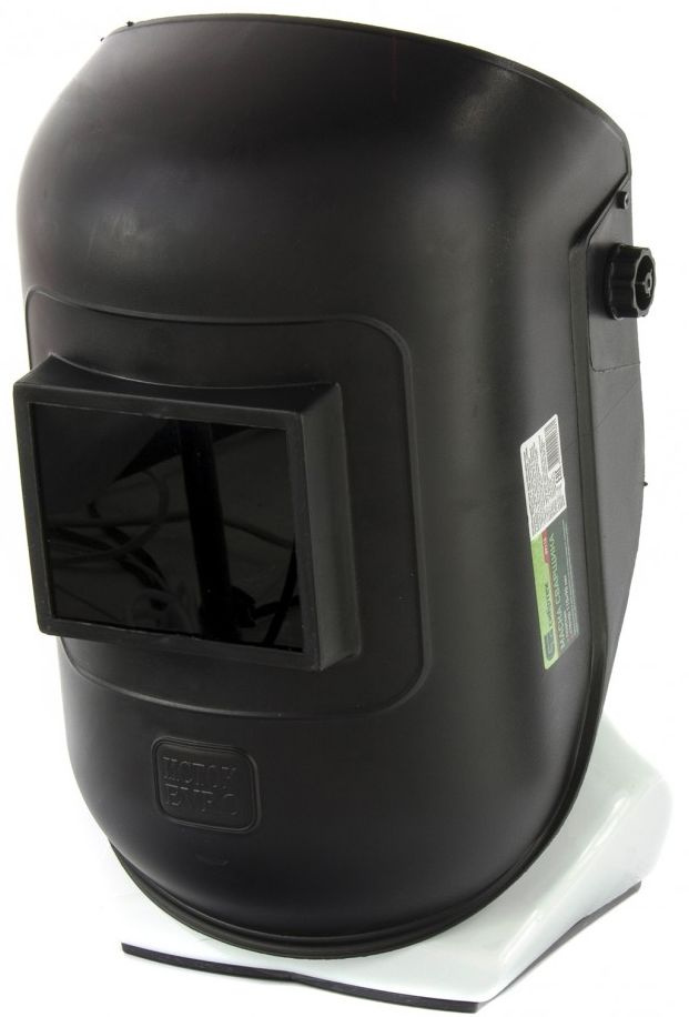 Маска сварщика Сибртех 89118 филь.:стекло см.экр.110x90мм черный