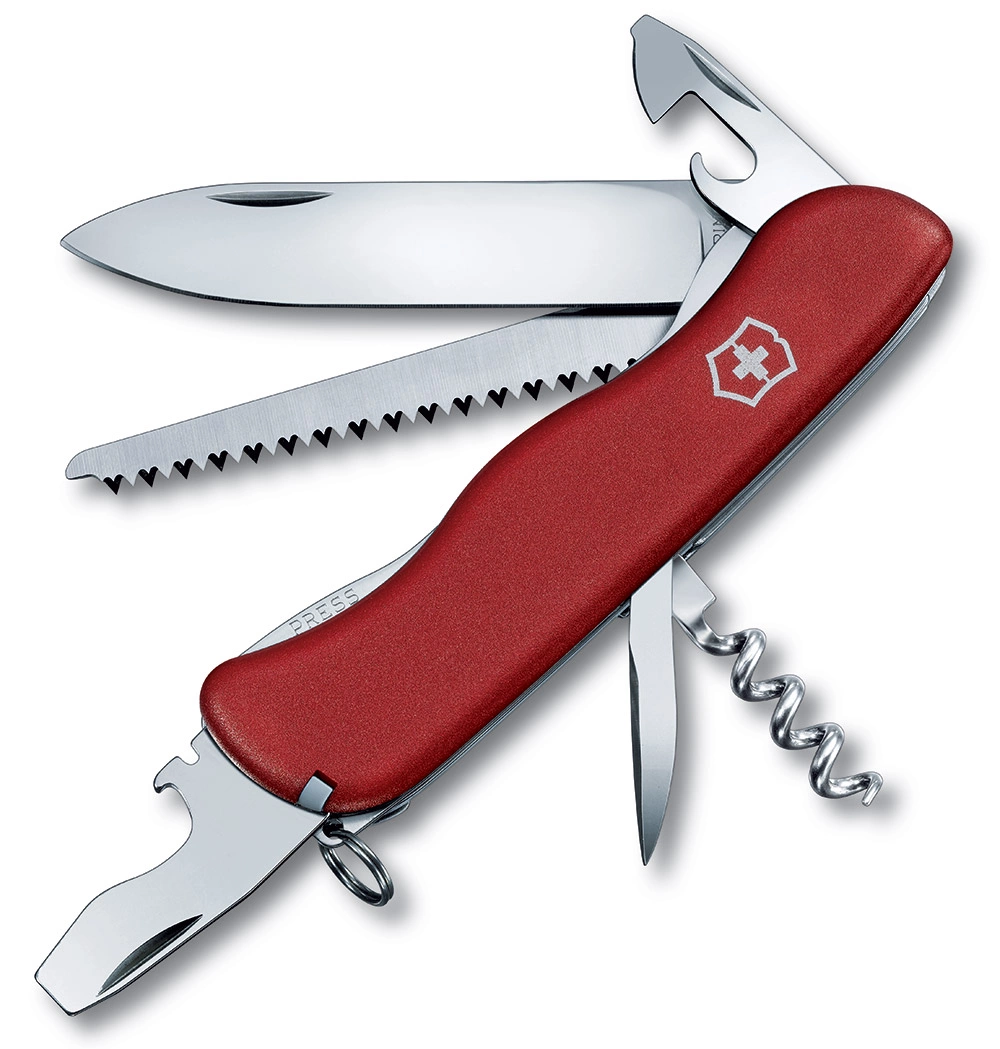 Нож перочинный Victorinox Forester (0.8363) 111мм 12функц. красный карт.коробка