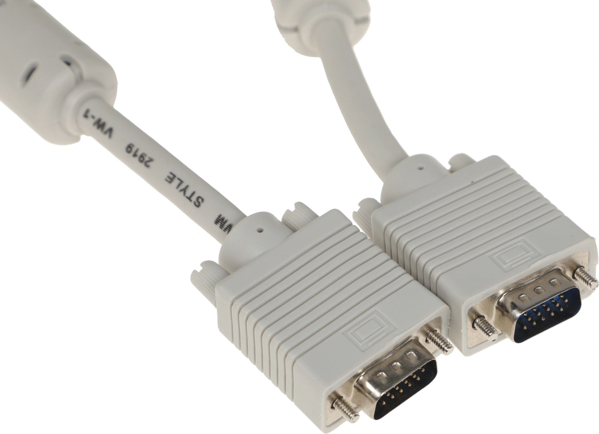 Кабель Ningbo CAB016S-20m VGA (m) VGA (m) 20м феррит.кольца серый