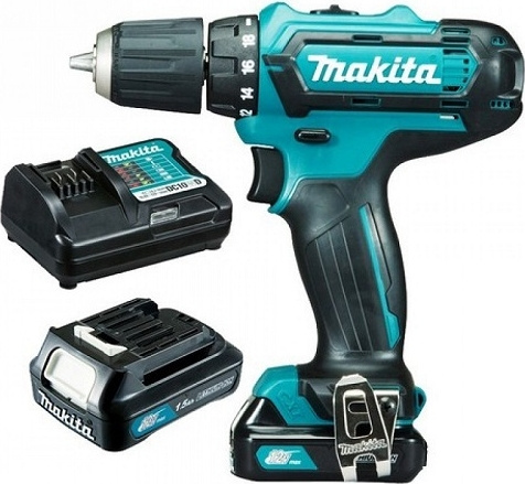 Дрель-шуруповерт Makita DF333DWYE аккум. патрон:быстрозажимной (кейс в комплекте)