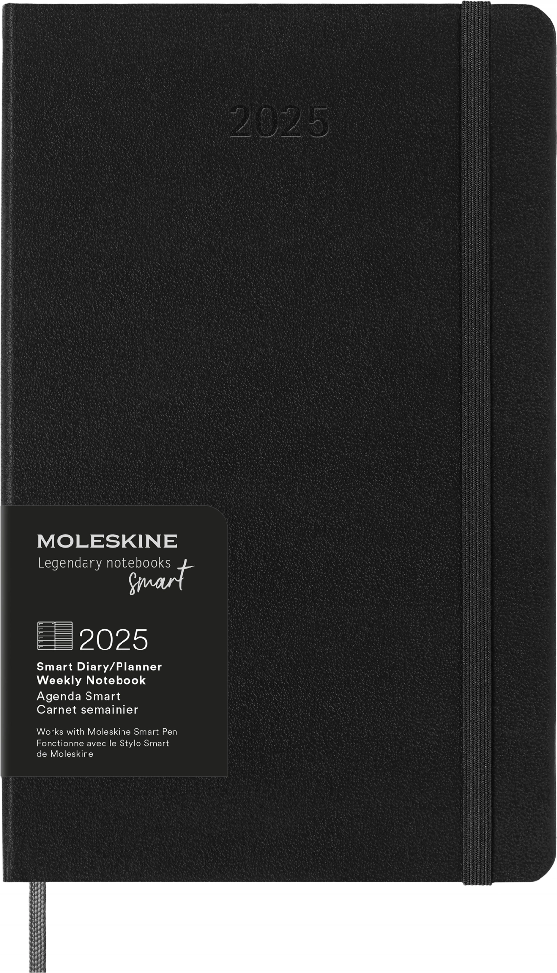 Еженедельник Moleskine SMART Large 130х210мм 176стр. черный