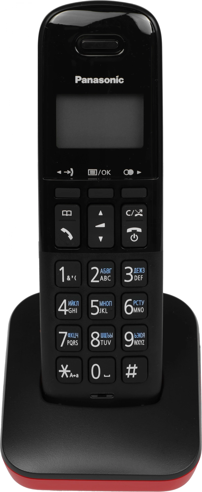 Р/Телефон Dect Panasonic KX-TGB610RUR красный/черный АОН