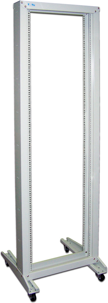 Стойка однорамная Lanmaster TWT-RACK1-42U 42U 600ммx600мм 150кг серый