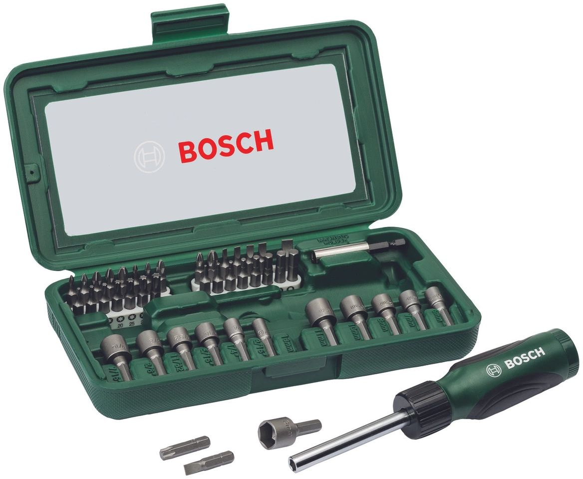 Набор бит и головок Bosch 2607019504 (46пред.) для отверток