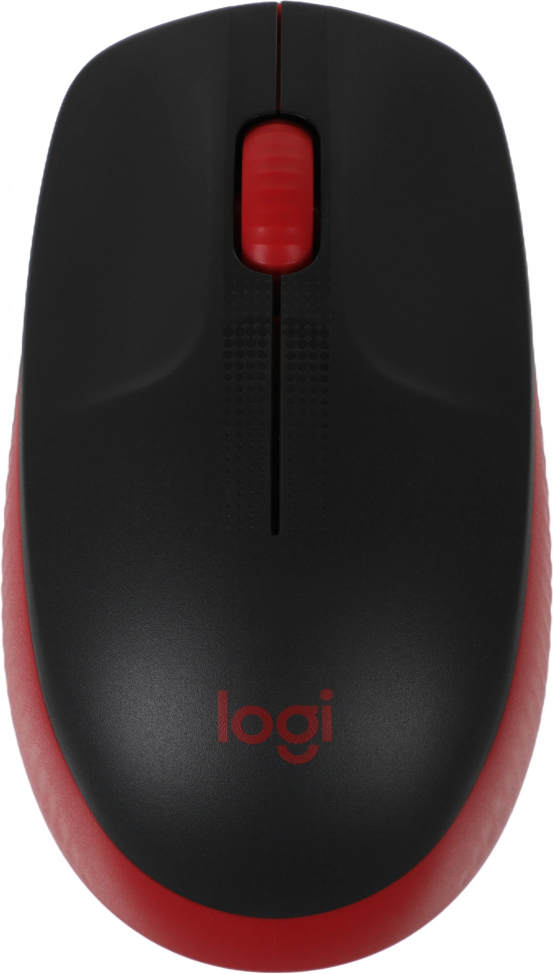 Мышь Logitech M190 черный/красный оптическая 1000dpi беспров. USB 2but (910-005926)
