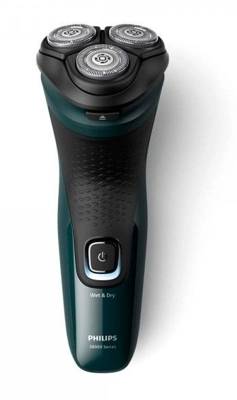 Бритва роторная Philips X3002/00 реж.эл.:3 питан.:аккум. зеленый/черный