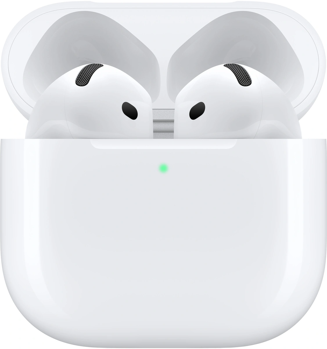 Гарнитура вкладыши Apple AirPods 4 ANC A3055,A3056,A3059 белый беспроводные bluetooth в ушной раковине (MXP93ZM/A)