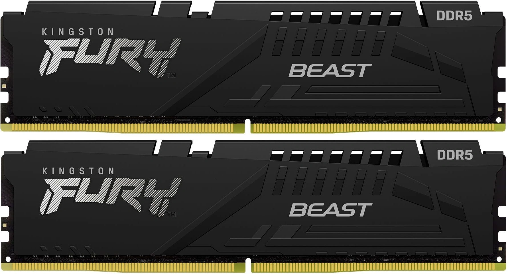Память DDR5 2x32GB 5600MHz Kingston KF556C40BB2K2-64 Fury Beast Black RTL PC5-44800 CL40 DIMM 288-pin 1.25В dual rank с радиатором Ret