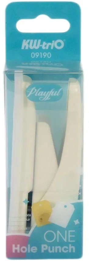Дырокол Kw-Trio 09190WHITE макс.:20лист. металл белый отв.:1