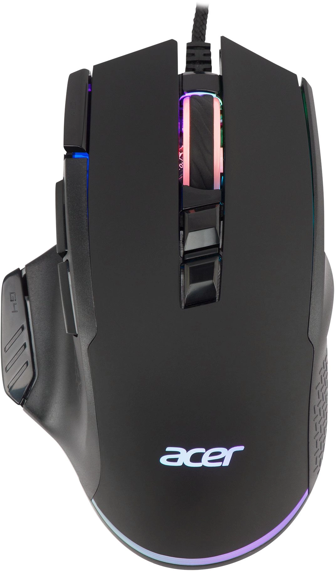 Мышь Acer OMW180 черный оптическая 6400dpi USB 9but (ZL.MCEEE.00S)