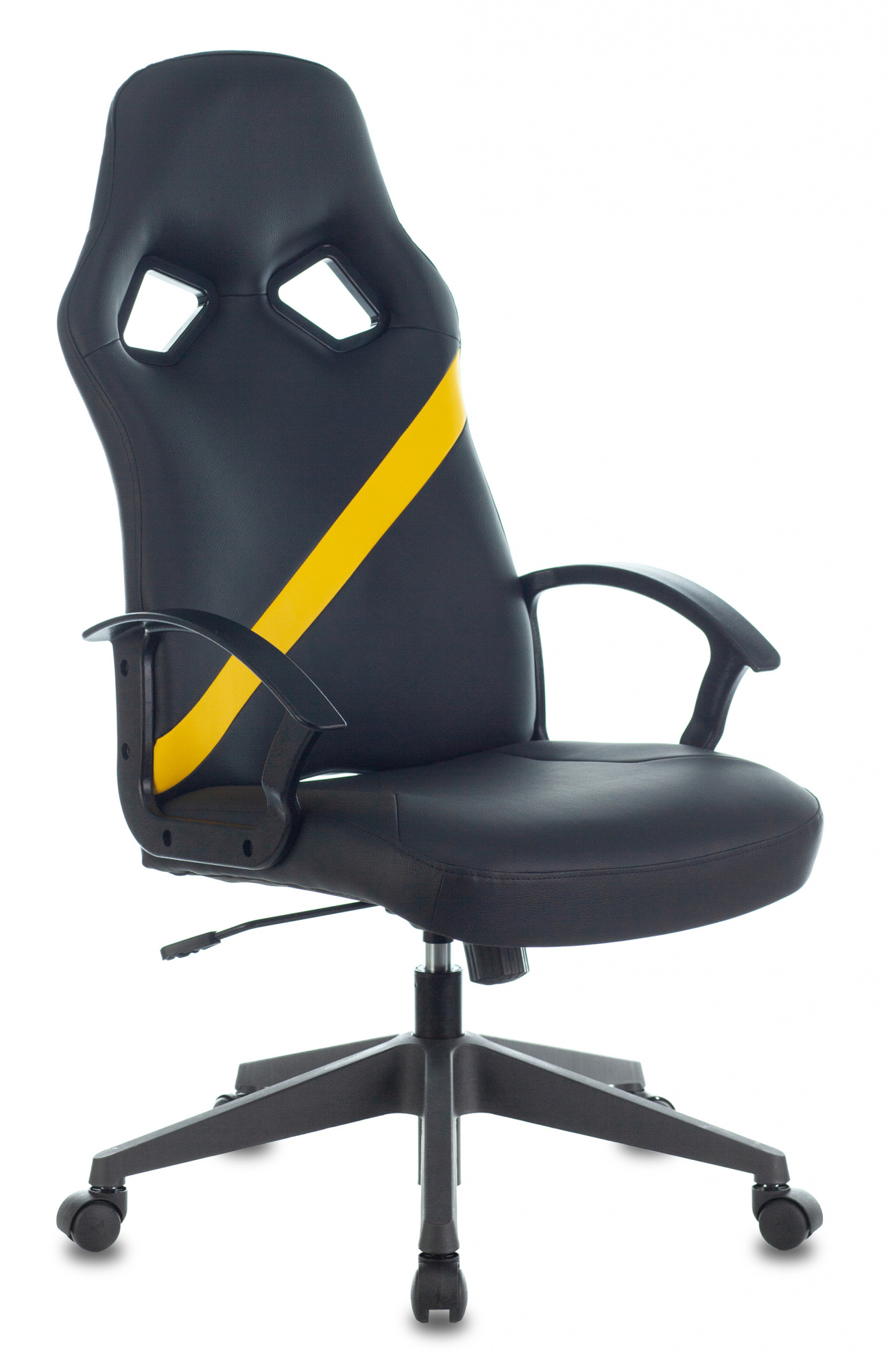 Компьютерное кресло zombie 8 игровое обивка искусственная кожа цвет белый черный