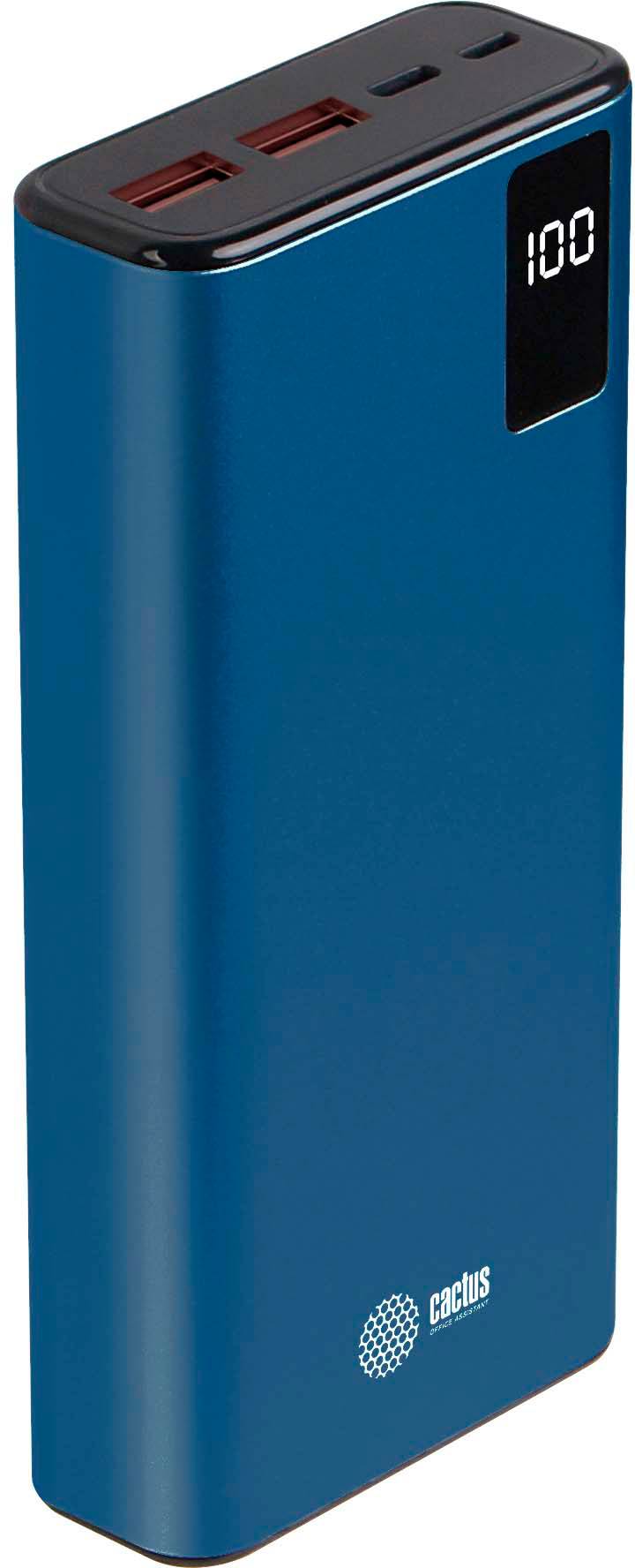 Мобильный аккумулятор Cactus CS-PBFSYT-20000 20000mAh 3A синий