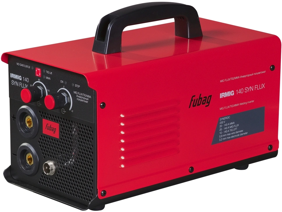Сварочный полуавтомат Fubag Irmig 140 Syn Flux инвертор FLUX, MMA, TIG-Lift, MIG 6.1кВт