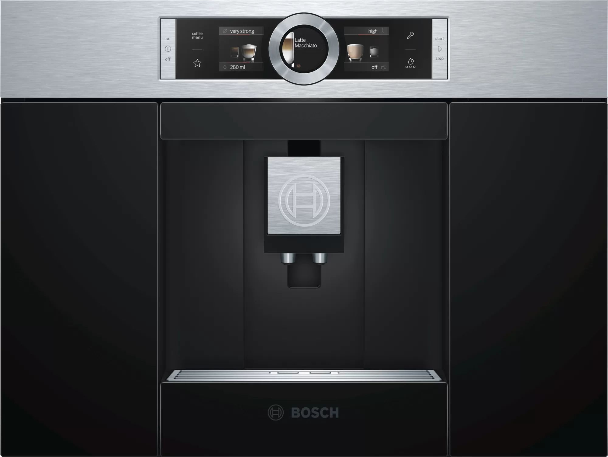 Кофемашина Bosch Serie 8 CTL636ES1 черный/серебристый