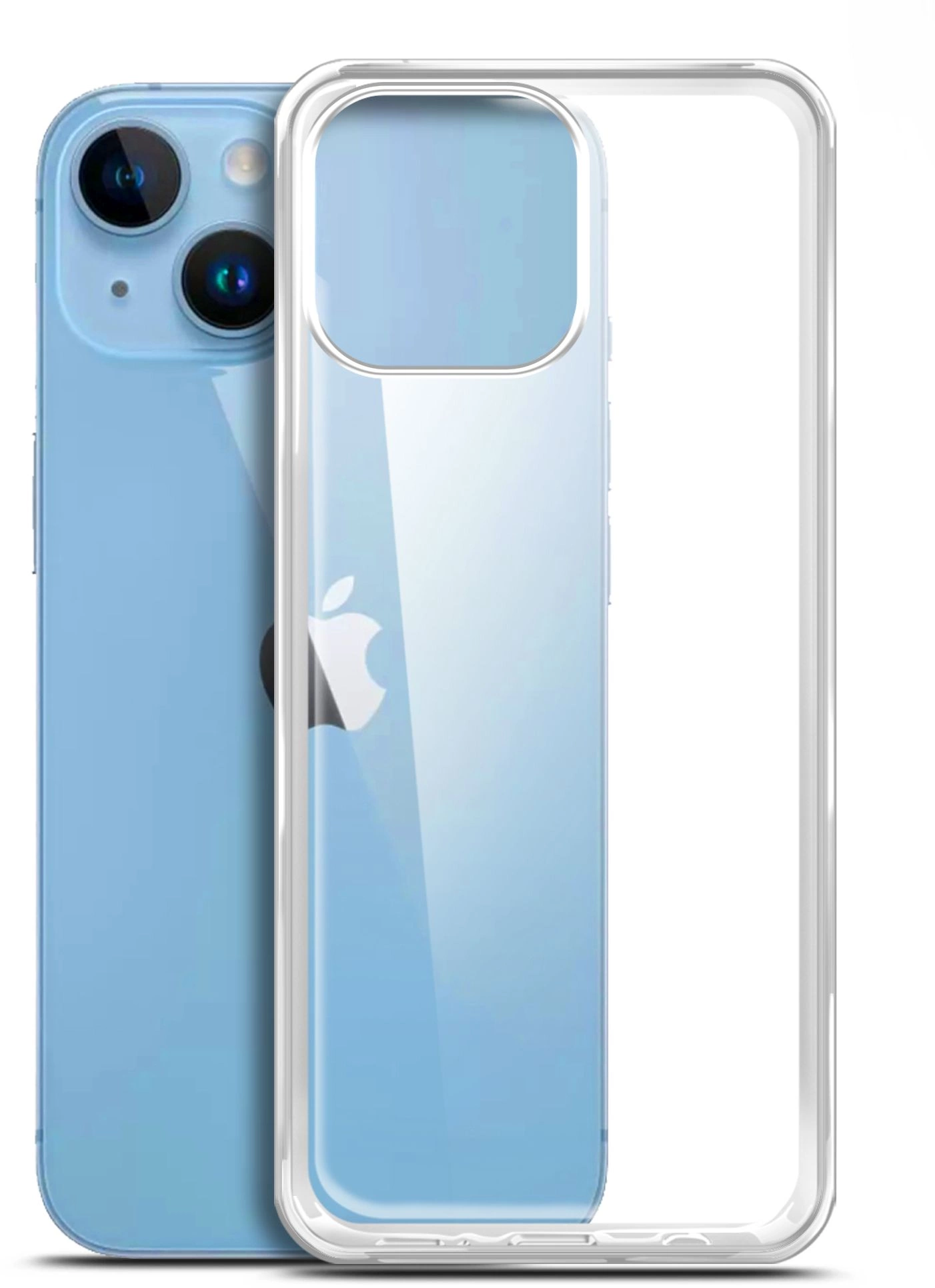 Чехол (клип-кейс) BoraSCO для Apple iPhone 14 Plus прозрачный (70799)