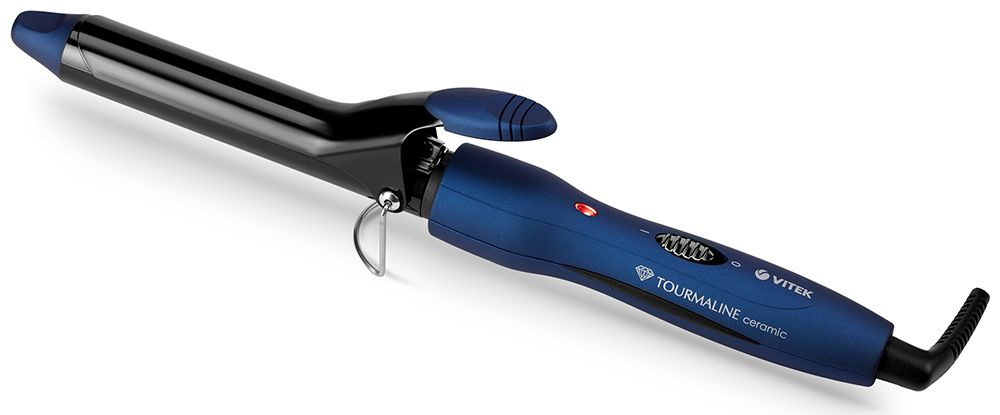 Щипцы Vitek VT-2537 B 45Вт синий макс.темп.:200С покрытие:керамическое (2537-VT-01)