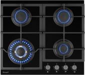 Газовая варочная поверхность Weissgauff HGG 641 BGL черный
