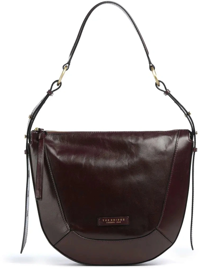 Сумка женская The Bridge Fedora 04320401/YF бургунди натур.кожа