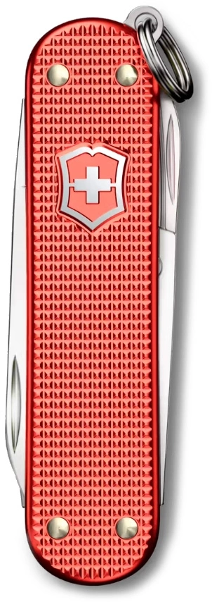 Нож перочинный Victorinox Classic SD Alox LE 2025 Stone Red (0.6221.L25) 58мм 5функц. красный подар.коробка