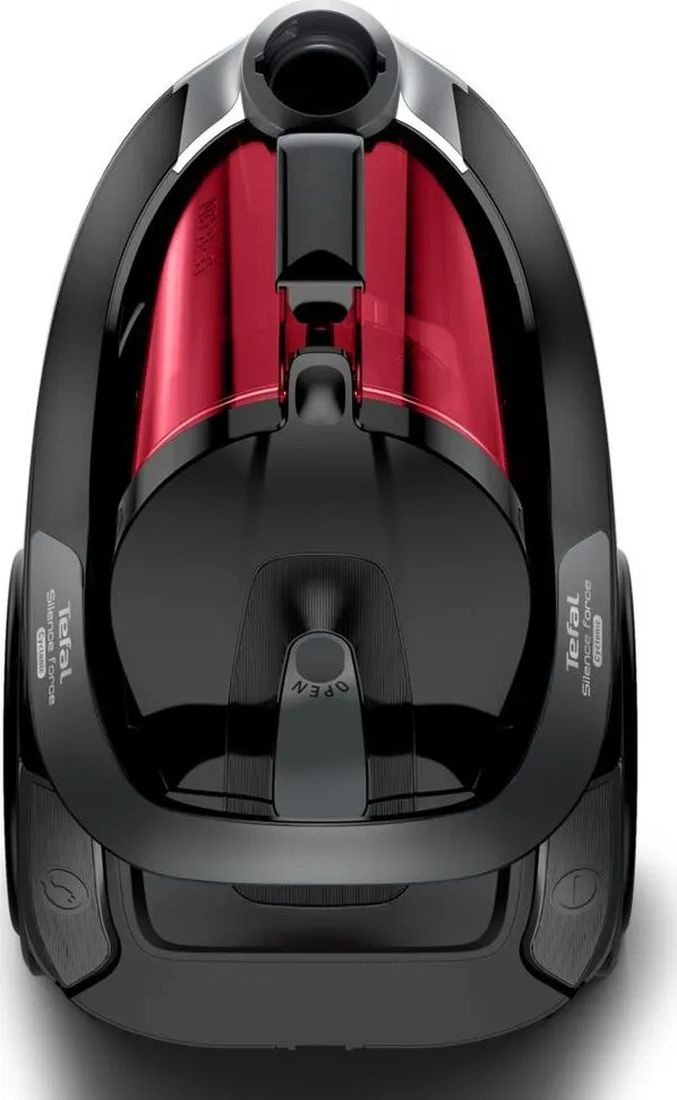 Пылесос Tefal Silence Force Cyclonic TW7233EA 550Вт красный/серый