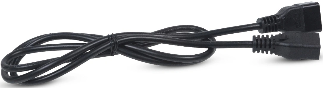 Шнур питания Cabeus PC-IEC19-IEC20-1.8M C19-C20 проводник.:3x1.5мм2 1.8м 220/250В 16А черный